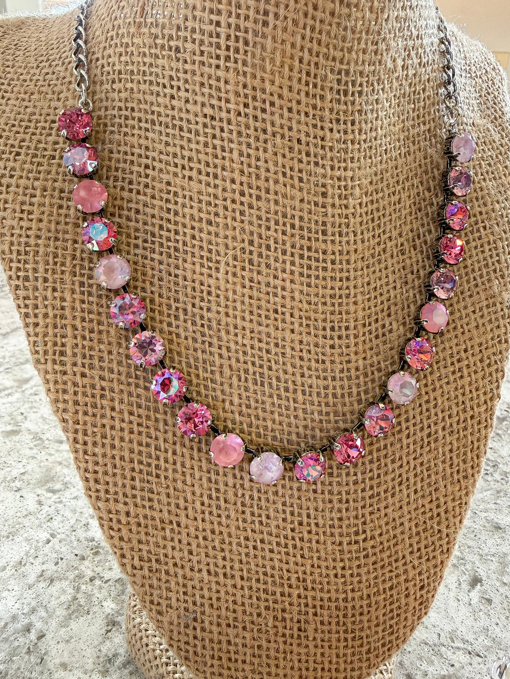 Talk about Rose Crystal Necklace