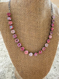 Talk about Rose Crystal Necklace