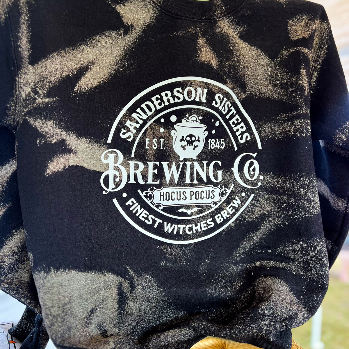Sanderson Sisters Bleached Crewnecks — Floorboard Findings Boutique