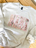White Camo Mama Crewneck — Floorboard Findings Boutique