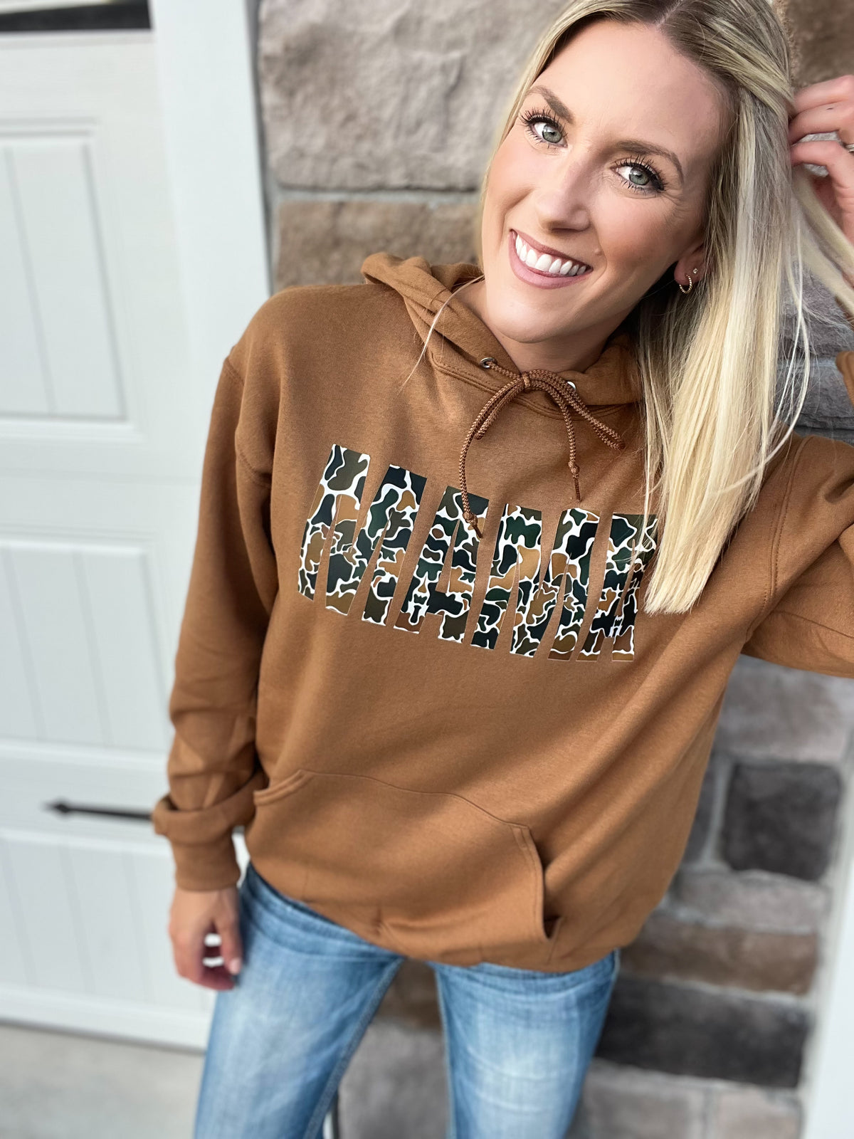 Mama Camo Duck Hoodie — Floorboard Findings Boutique