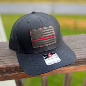 Genuine Leather Patch Hats