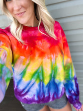 Load image into Gallery viewer, True Rainbow Crewneck Tie Dye Preorder