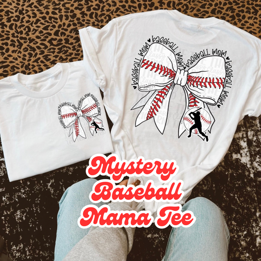 Mystery Baseball Mama Tee