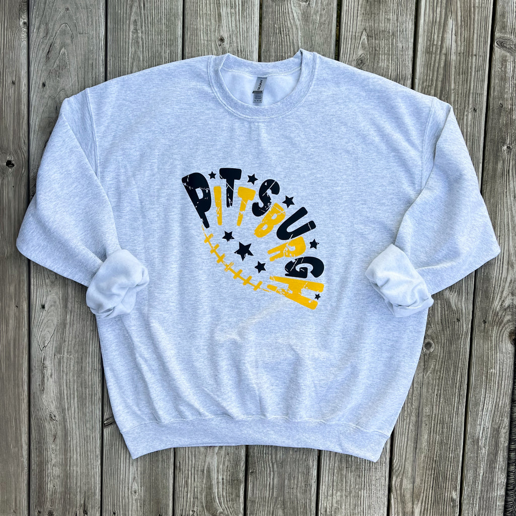 Pittsburgh Football Crewneck — Floorboard Findings Boutique