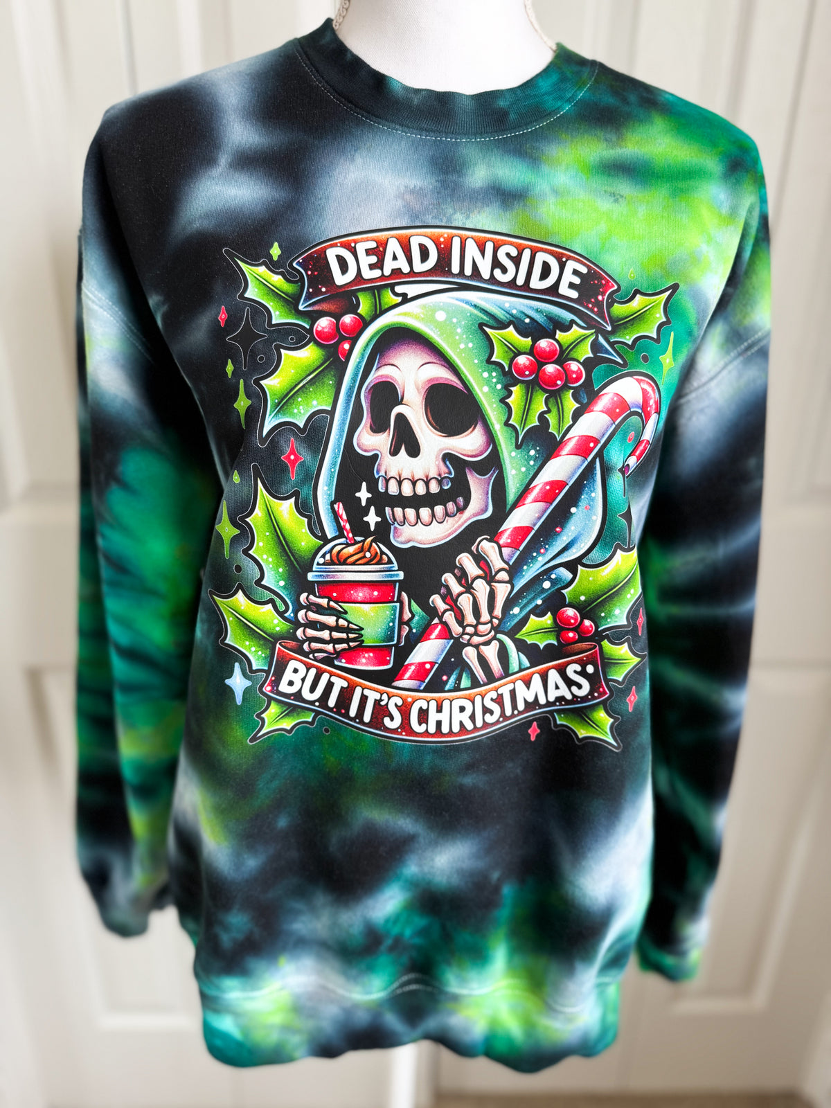Dead Inside, But It's Christmas Crewneck — Floorboard Findings Boutique