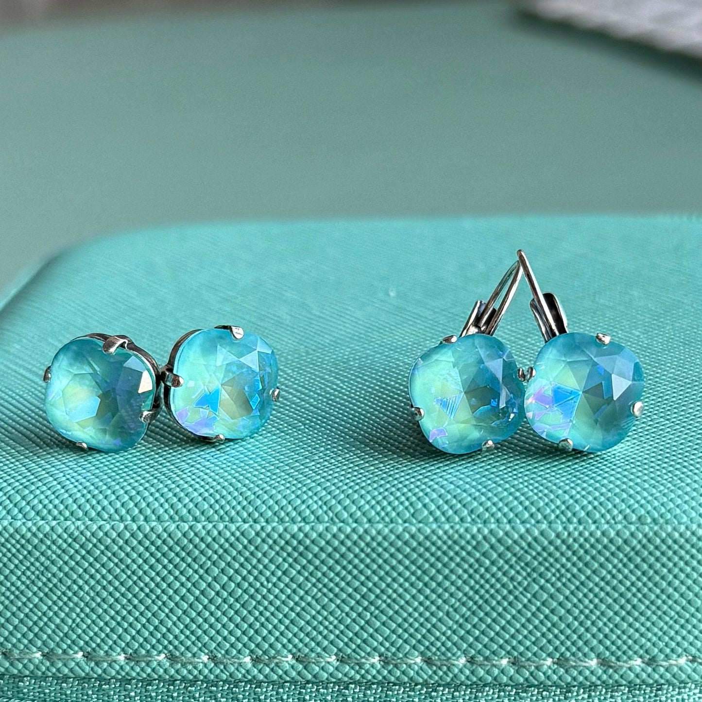 Bali Blue Crystal Earrings