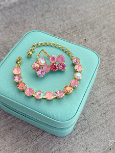 Peachy Keen Crystal Bracelet