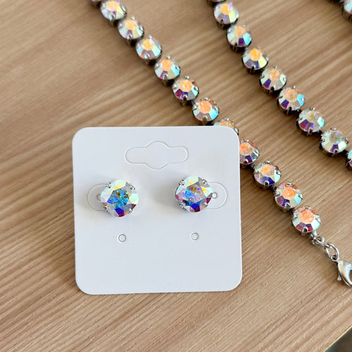 AB Crystal Earrings — Floorboard Findings Boutique