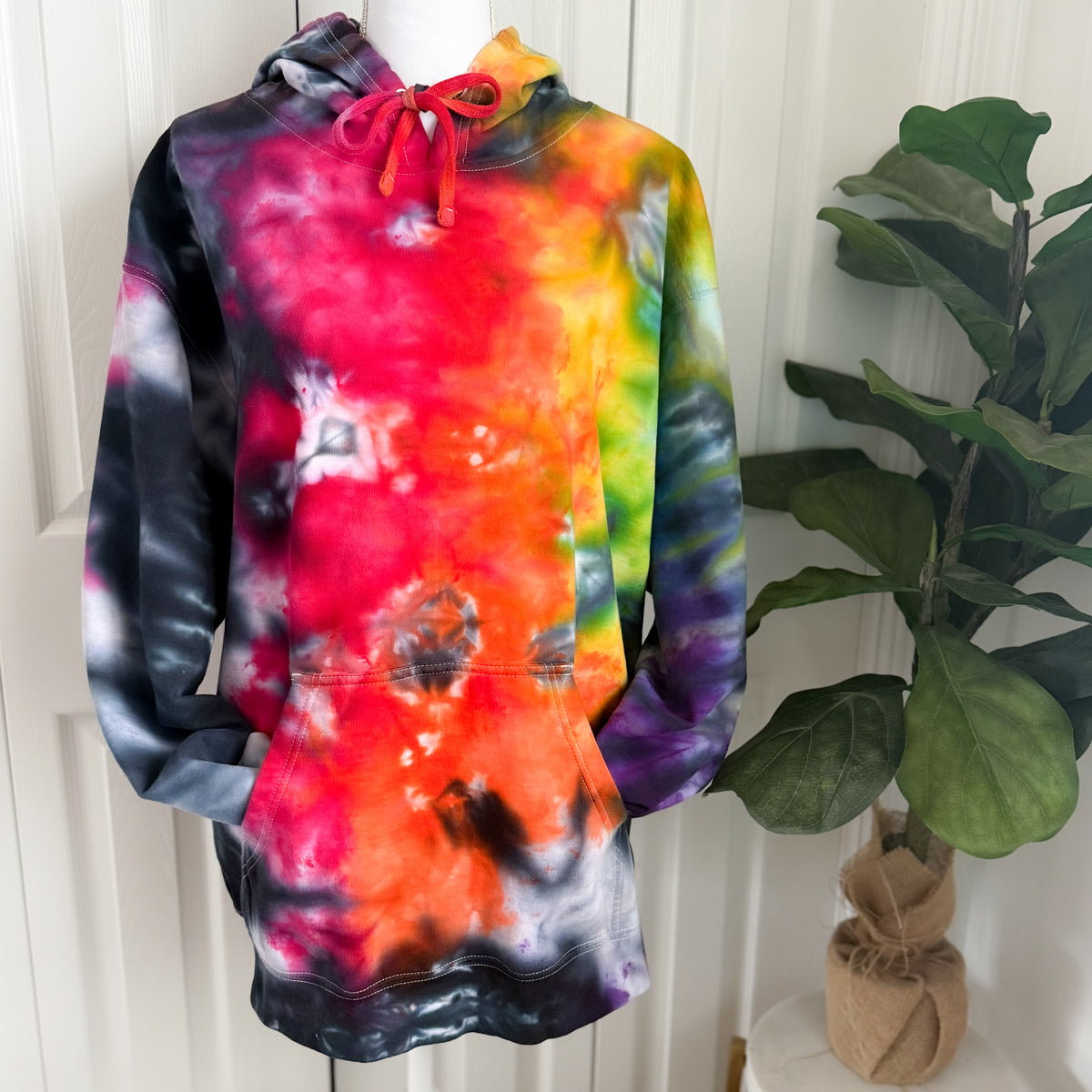Goth Rainbow Ice Dye Crewneck — Floorboard Findings Boutique