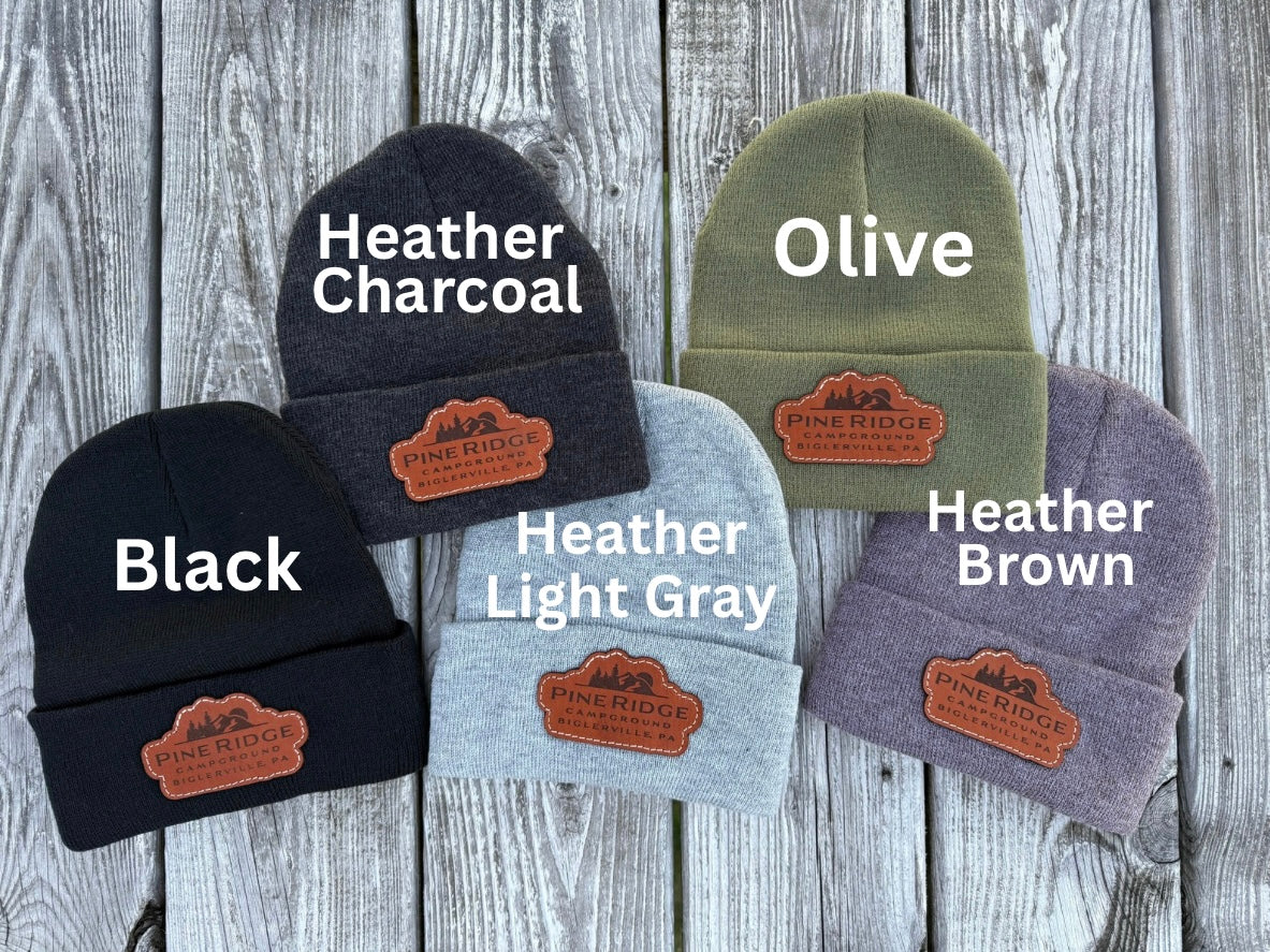 Pine Ridge Campground Beanies — Floorboard Findings Boutique