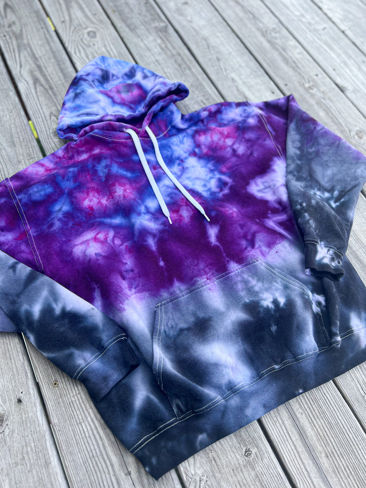 Galaxy Ombré Ice Dye Hoodie — Floorboard Findings Boutique