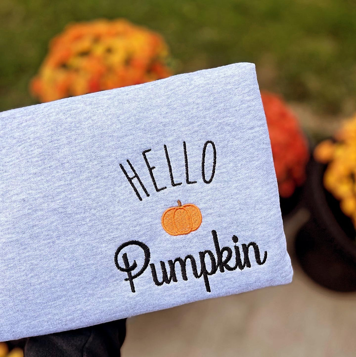 Hello Pumpkin Crewneck — Floorboard Findings Boutique