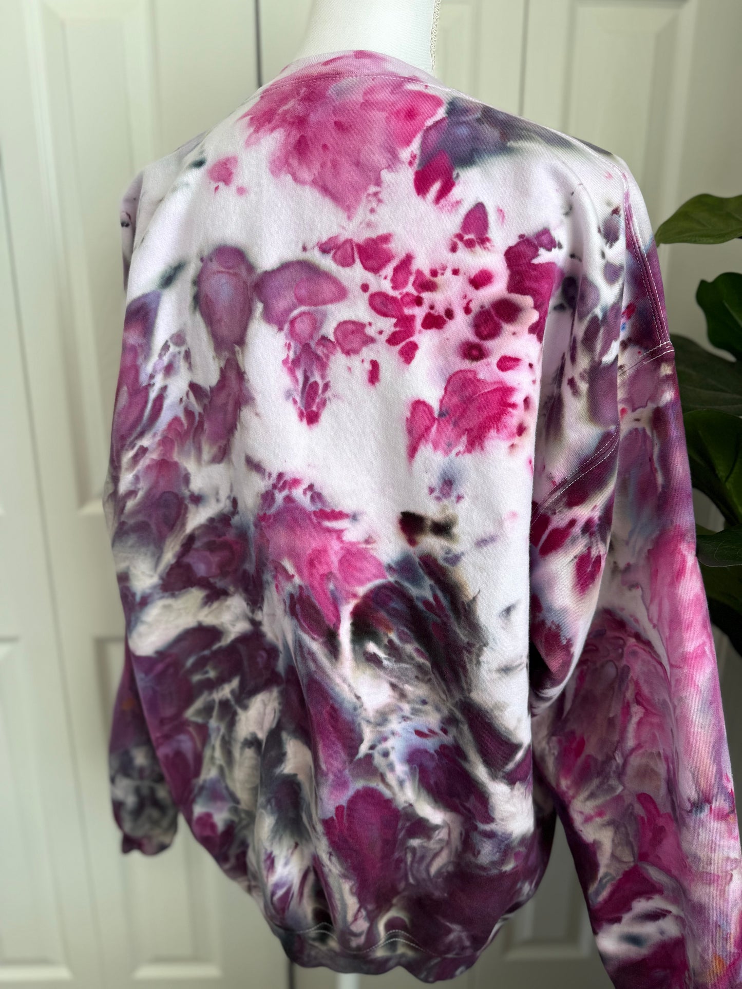 Extra Large Berry Bliss Ice Dye Crewneck