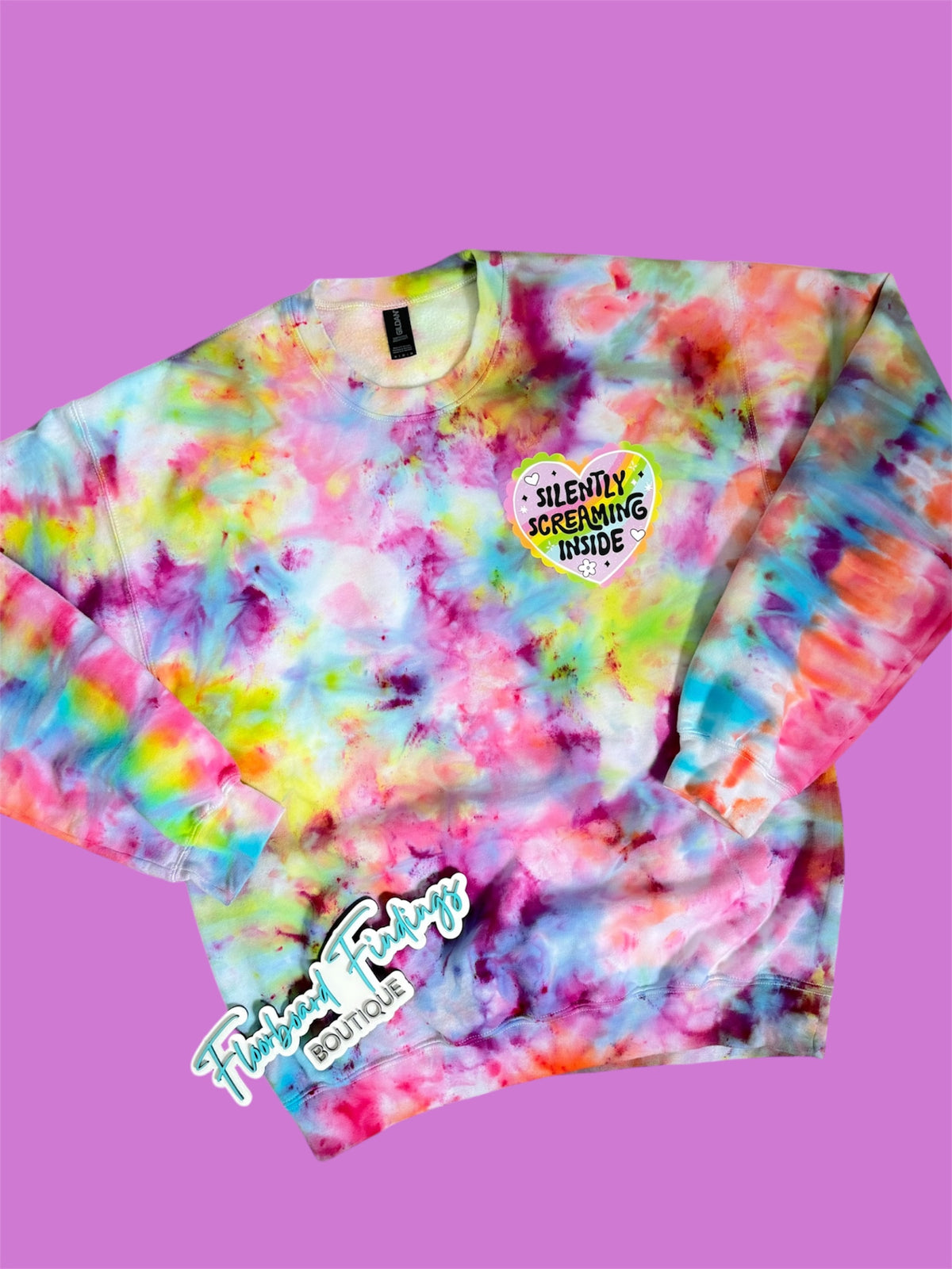 Silently Screaming Crewneck — Floorboard Findings Boutique