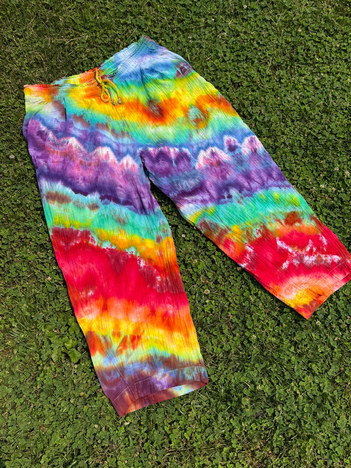 Size XL Cotton Gauze Ankle Pants