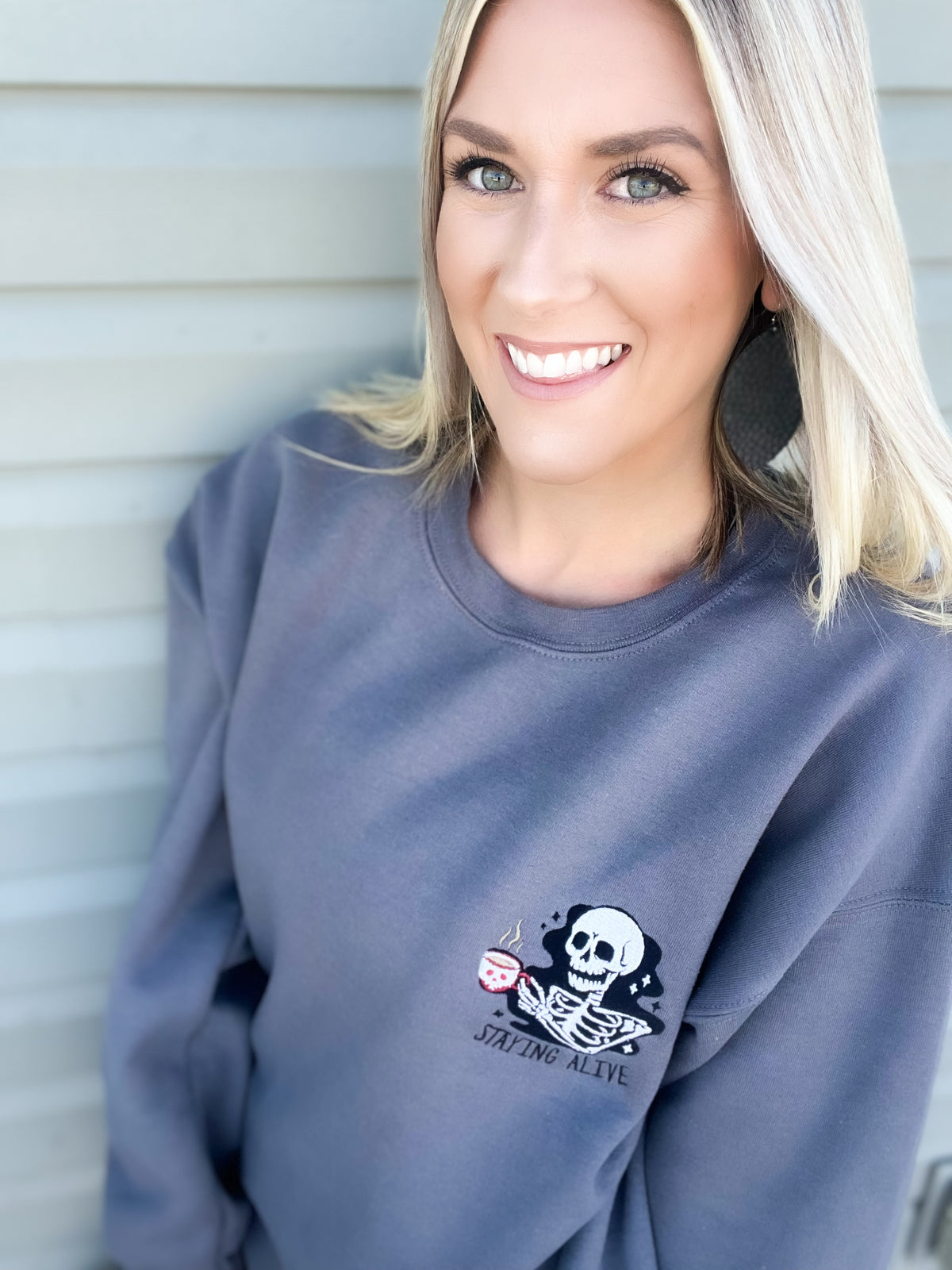 Staying Alive Crewneck, alternate view 2