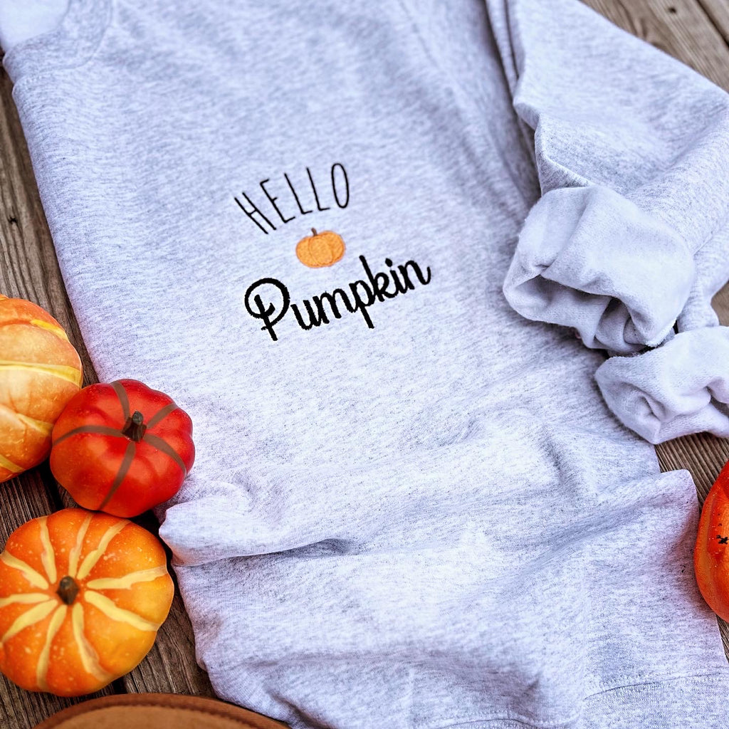 Hello Pumpkin Crewneck — Floorboard Findings Boutique