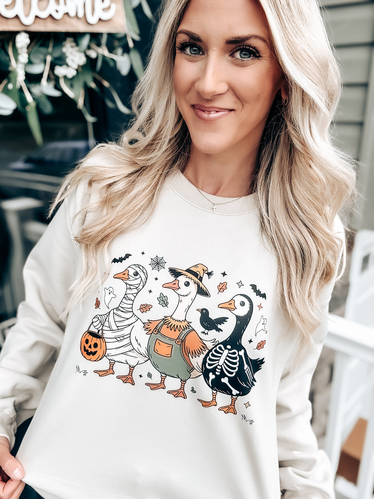 Feelin Goosey Club Halloween Crewneck — Floorboard Findings Boutique