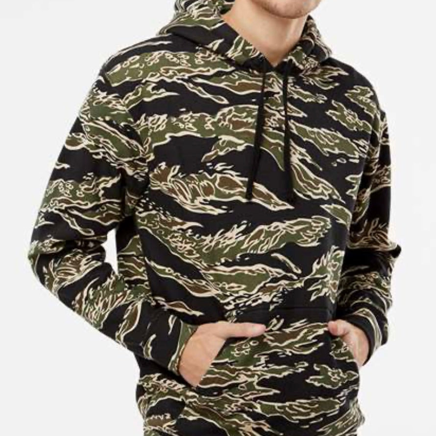 Tiger Camo Hoodie — Floorboard Findings Boutique