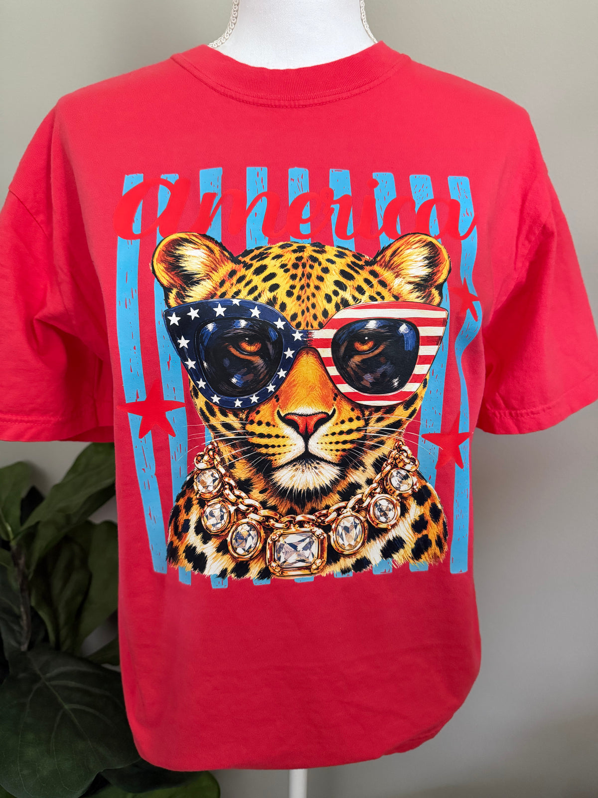 American Leopard Tee
