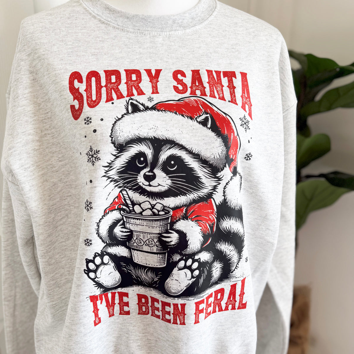 Sorry Santa I've Been Feral Tee — Floorboard Findings Boutique
