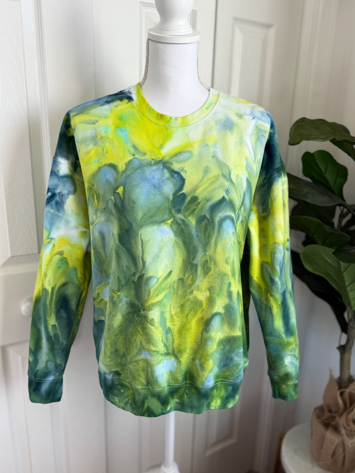 Electric Tide Ice Dye Crewneck — Floorboard Findings Boutique