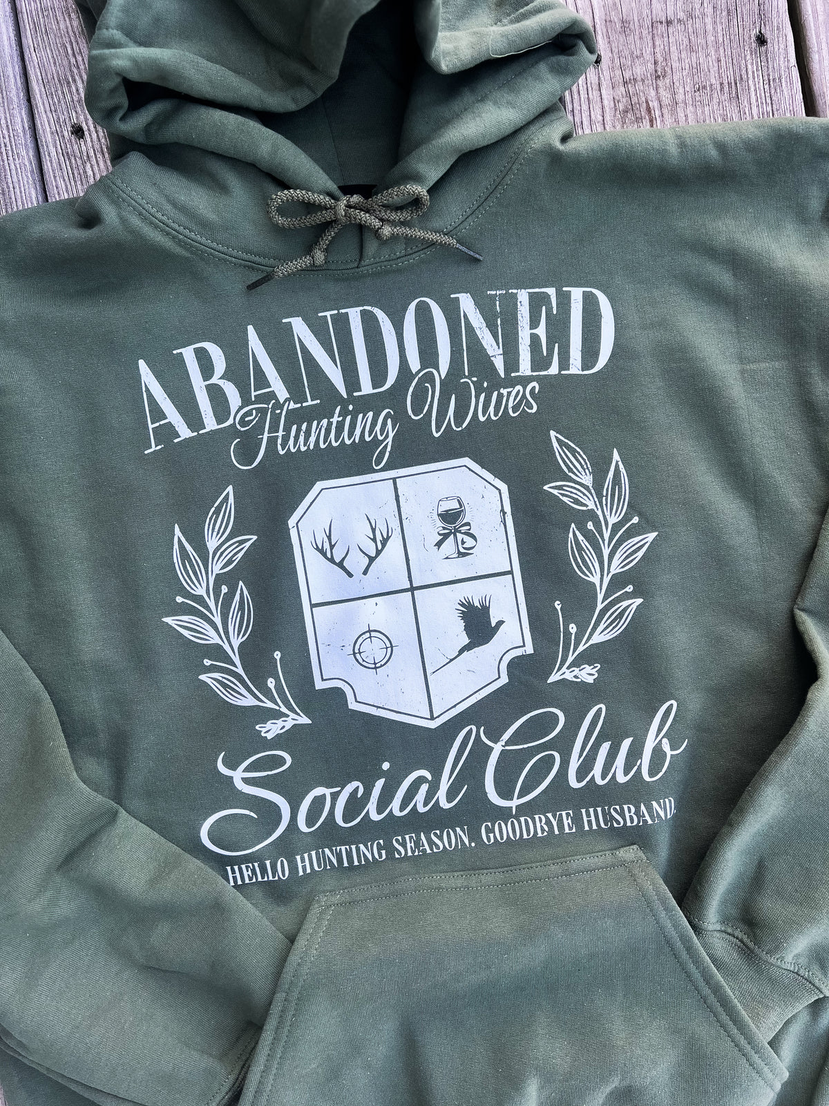 Abandoned Wives Hunting Club Crewneck — Floorboard Findings Boutique