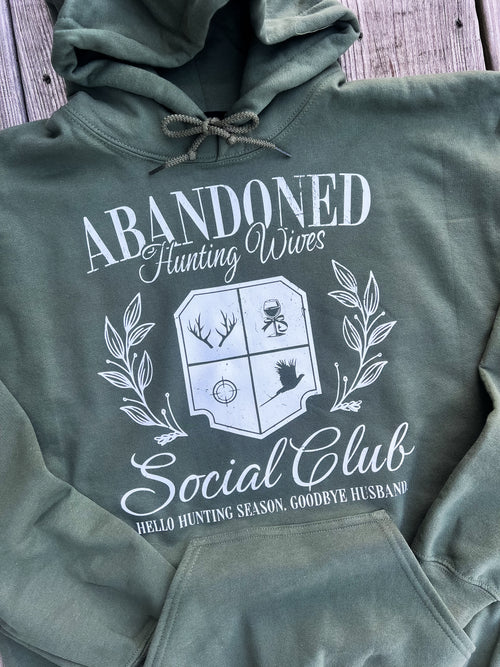 Abandoned Wives Hunting Club Crewneck — Floorboard Findings Boutique