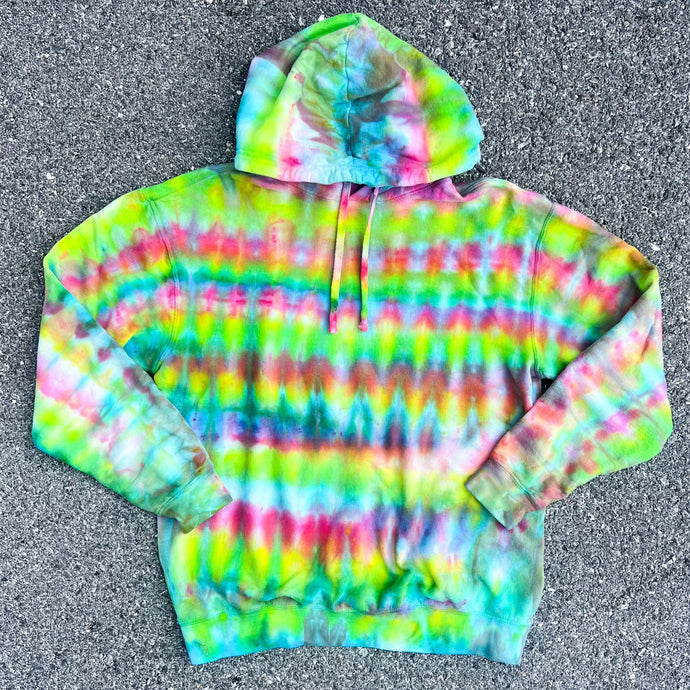 Brights Striped Hooded Sweatshirt size M