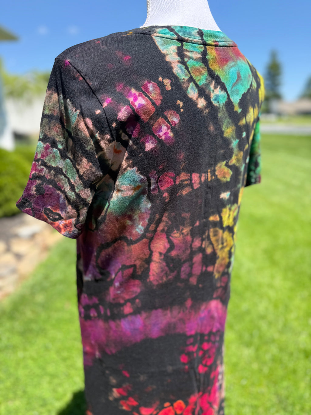 Reverse Dye Maxi T-Shirt Dress Size Small, alternate view 4