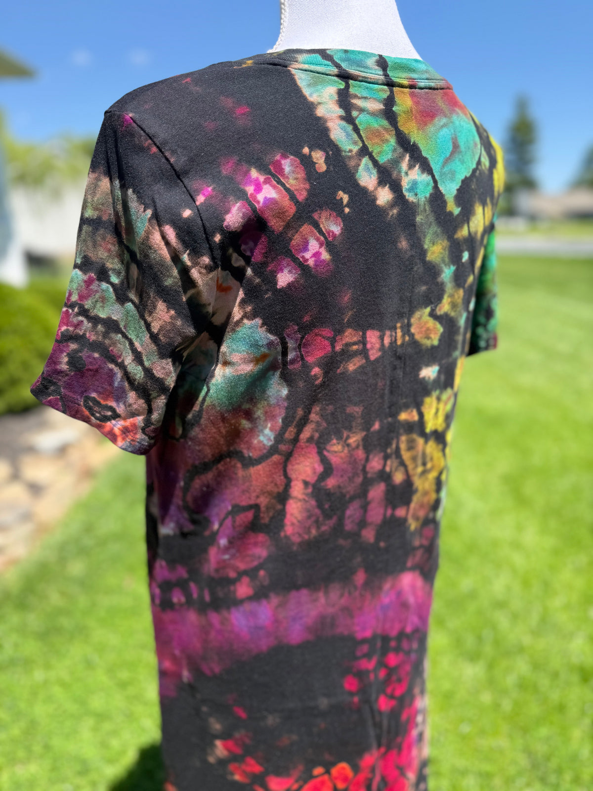 Reverse Dye Maxi T-Shirt Dress Size Small, alternate view 4