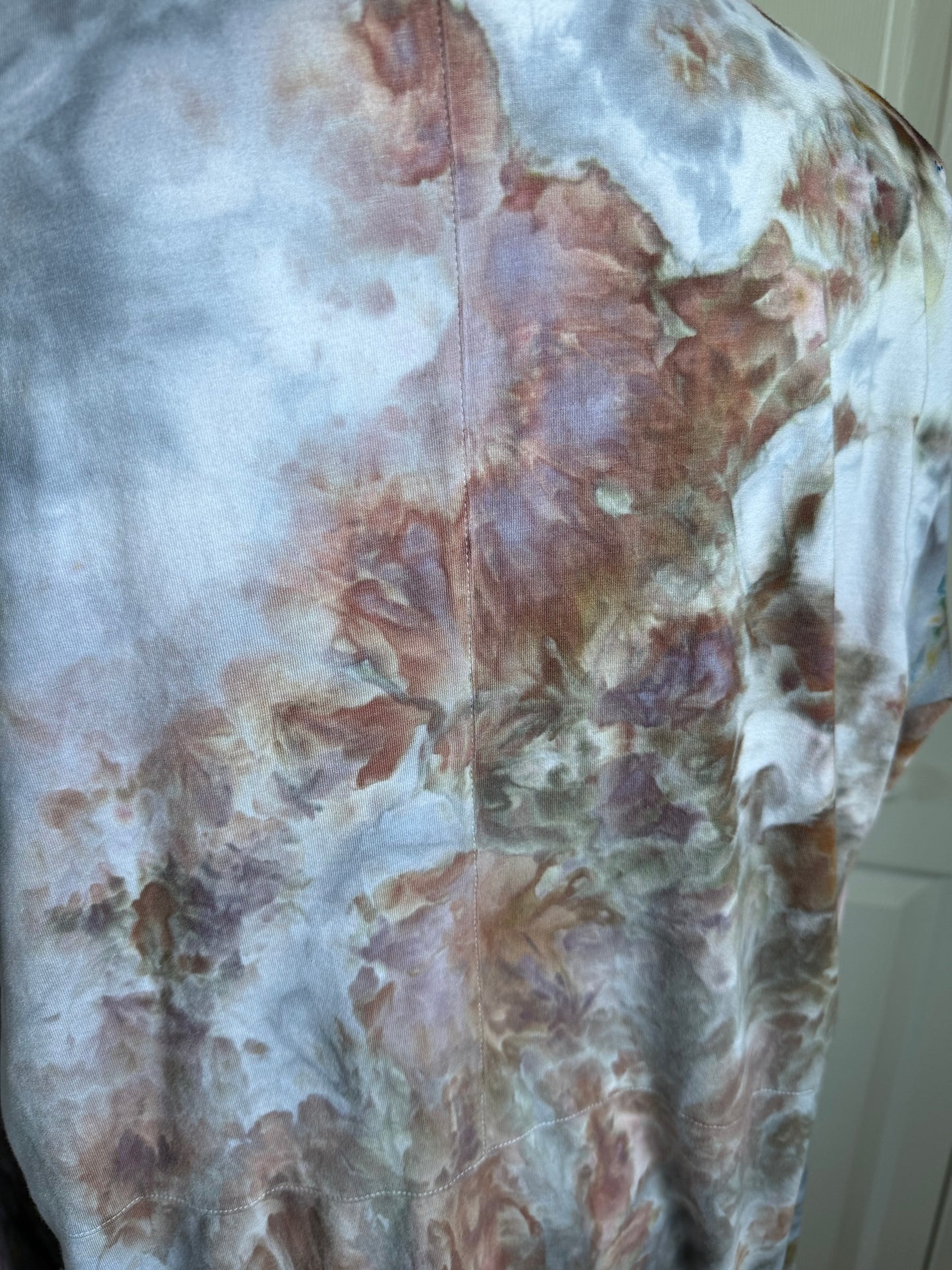 Grey Mist Ice Dye Stretch Cardigan Size LG