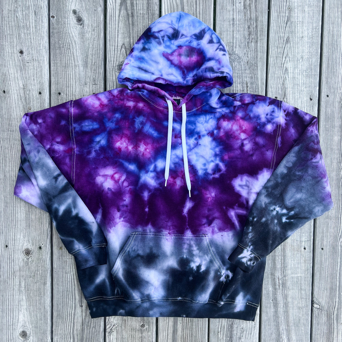 Galaxy Ombré Ice Dye Hoodie — Floorboard Findings Boutique