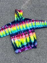 Load image into Gallery viewer, Rainbow Stripe Hoodie Size Large