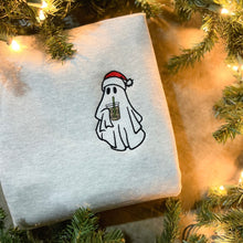 Load image into Gallery viewer, Christmas Ghost Crewneck Sweatshirt