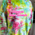 Carnival Ice Dye Color Swatch — Digital Download