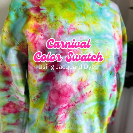 Carnival Ice Dye Color Swatch — Digital Download
