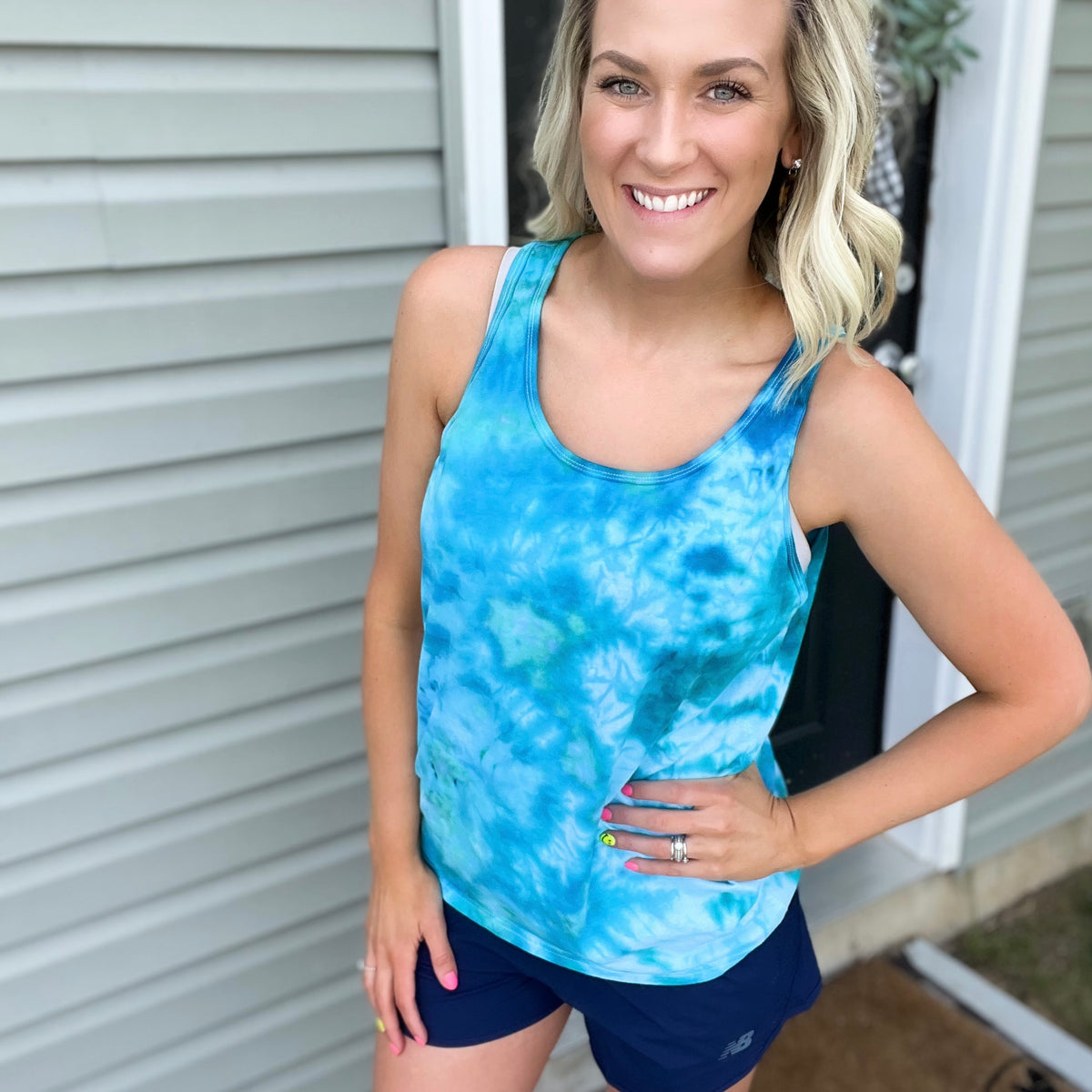 Caribbean Unisex Ice Dye Tank — Floorboard Findings Boutique