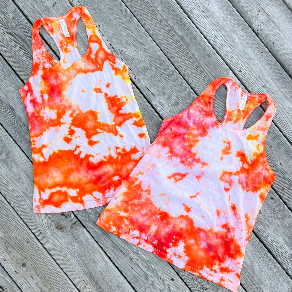 Sunset Ice Dye Racerback