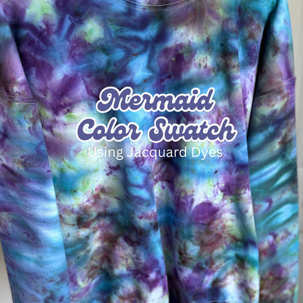Mermaid Ice Dye Color Swatch — Digital Download