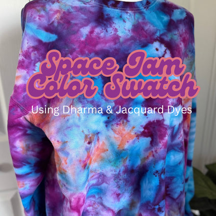 Space Jam Ice Dye Color Swatch — Digital Download