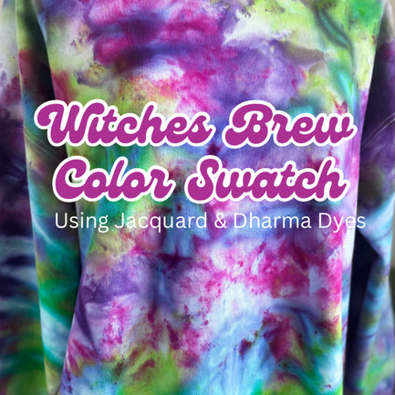Witches Brew Ice Dye Color Swatch — Digital Download