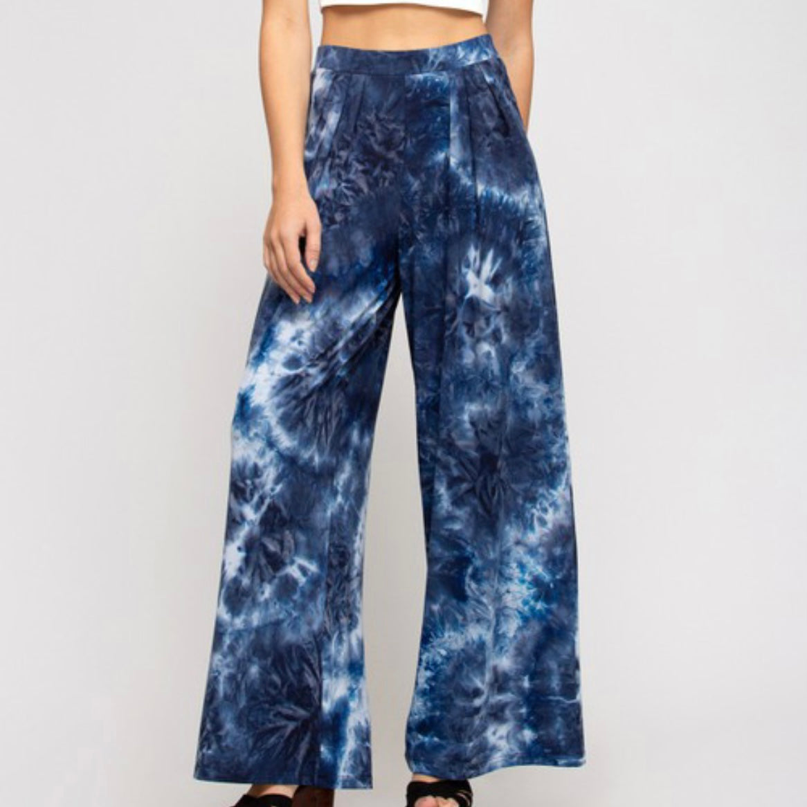 Tie dye 2024 wide leg trousers