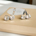 Crystal Clear Earrings — Floorboard Findings Boutique