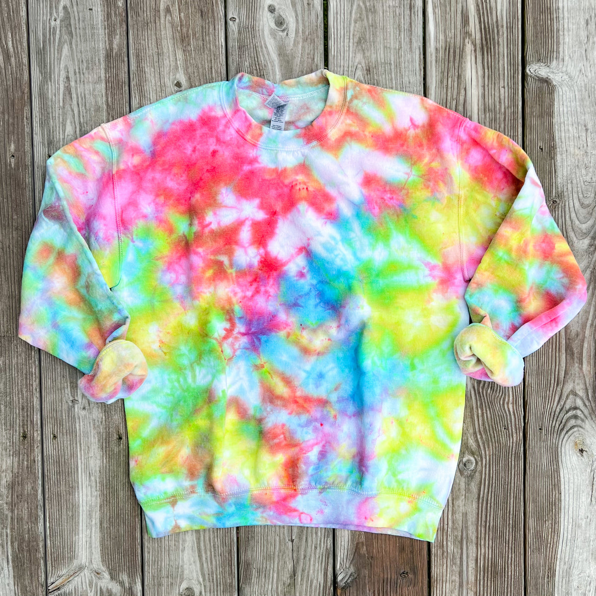 Ice Dye Pullover in Carnival — Floorboard Findings Boutique