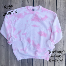 Load image into Gallery viewer, Rose Quartz Tie Dye Pullover
