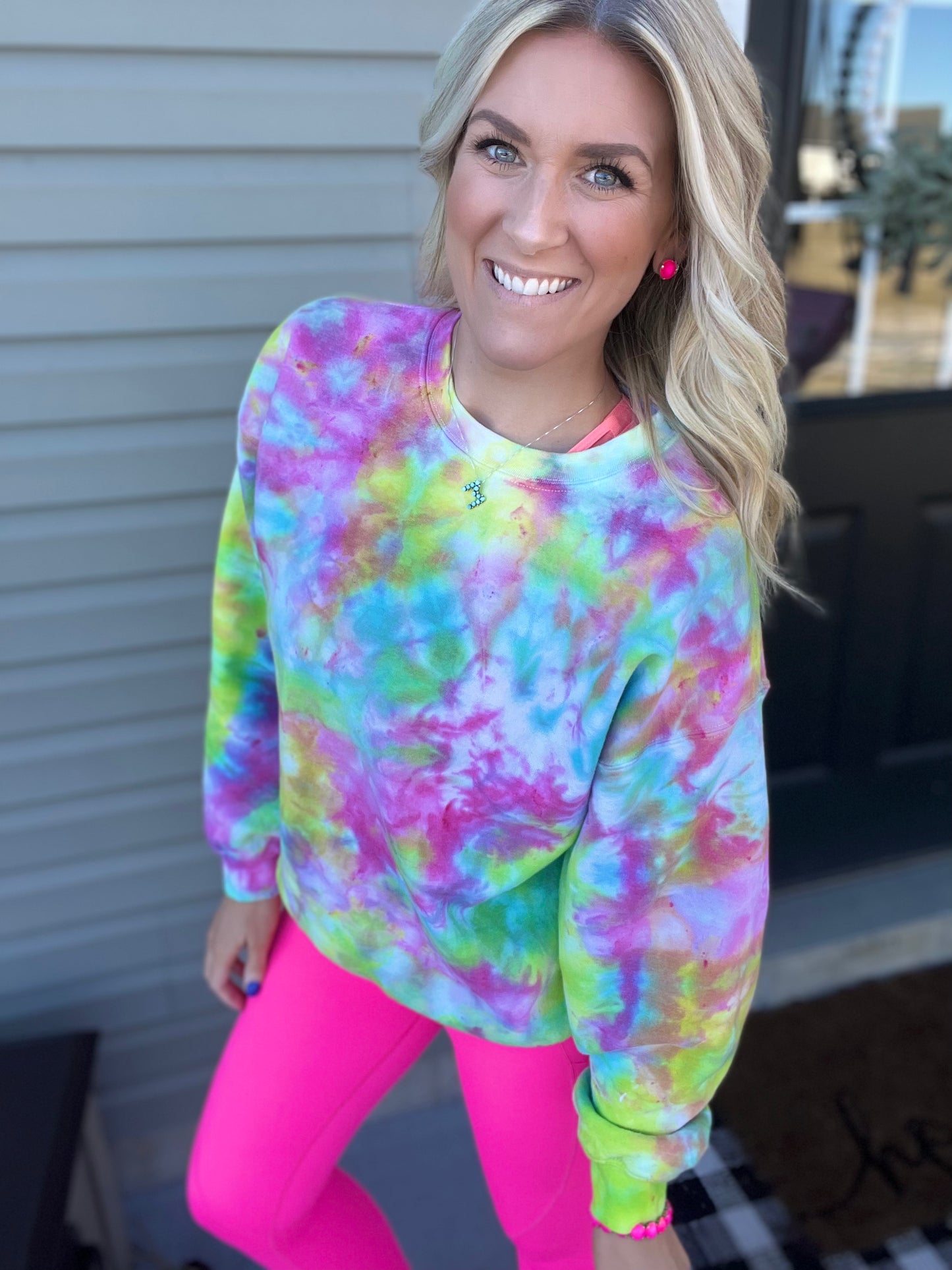 Ice Dye Pullover in Carnival PREORDER