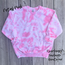 Load image into Gallery viewer, Petal Pink Tie Dye Pullover