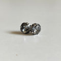 Silver Night Cushion Cut Earrings 10mm, alternate view 3